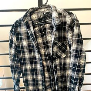 Black and white flannel